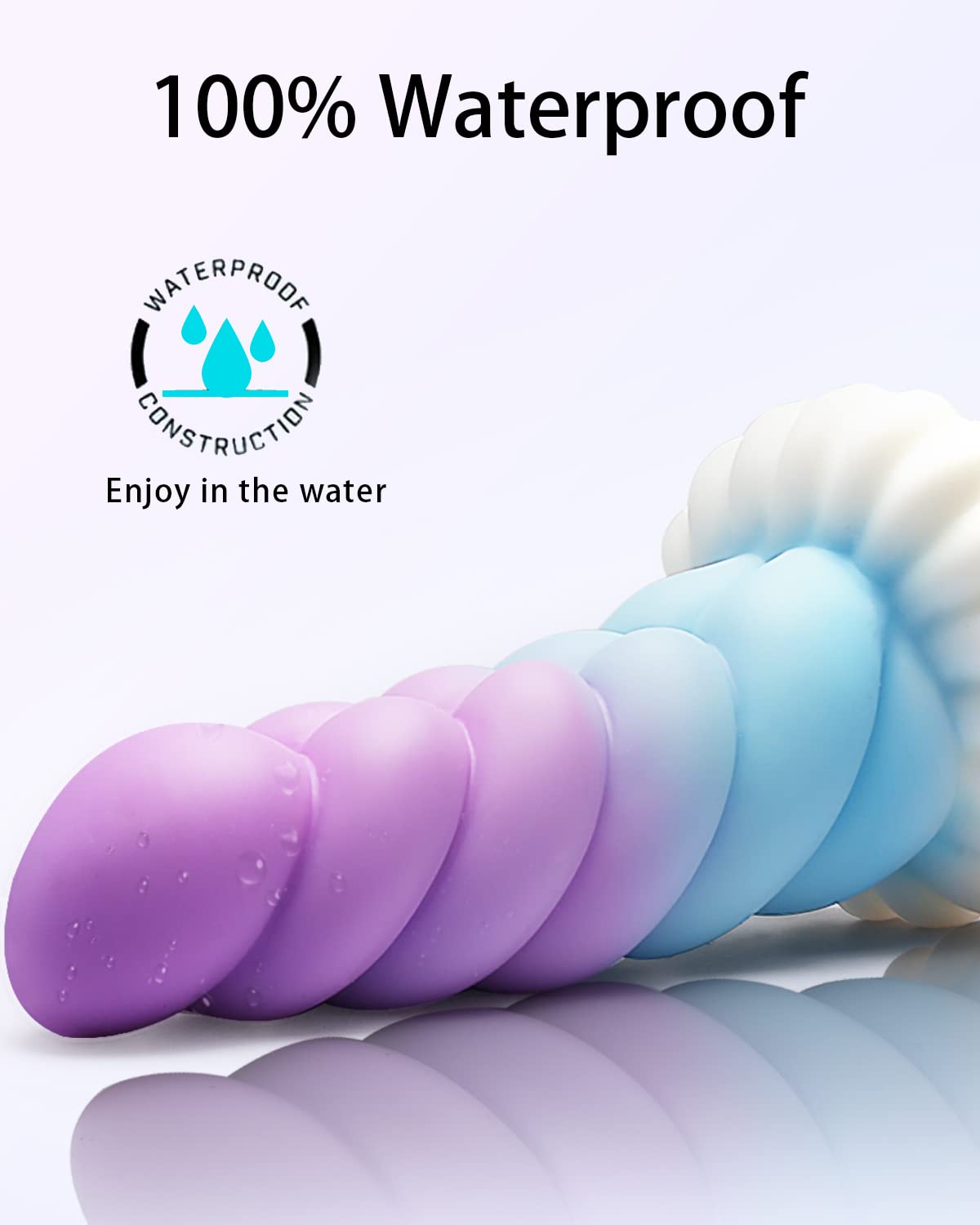 Realistic Monster Silicone Dildo - 6.8'' Shaped Liquid Dildo with Strong Suction Cup, Small Anal Plug Toy for Women, Anal Plug P