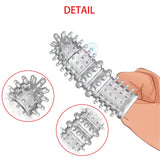 Finger Vibrator Sleeves Accessories for Sex,G-Spot Clitoral Vagina Anal Nipple Sex Massager Stimulation,Adult Finger Sleeves Sti