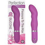 Nasstoys Perfection G-Spot 10 Function Silicone Waterproof Vibrator, Purple, 6 Inch