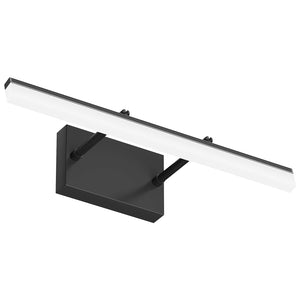 Aipsun 19.7 Inch Modern Black Vanity Light Adjustable Led Bathroom Light Fixture Over Mirror Rotatable Vanity Lighting 5500K