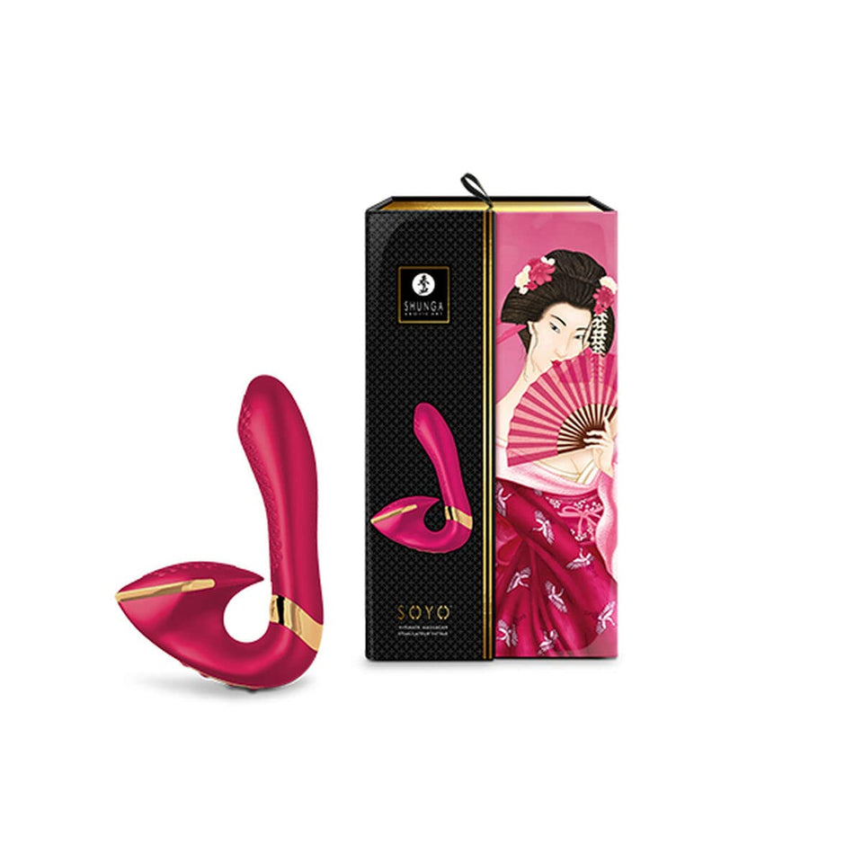 Shunga Soyo Intimate Massager - Raspberry