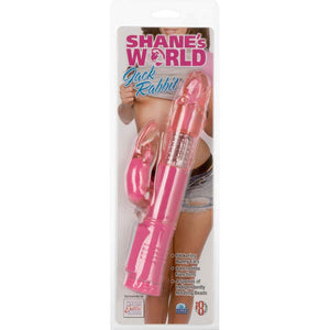 California Exotic Novelties Shane'S World Jack Rabbit Vibrator, Pink