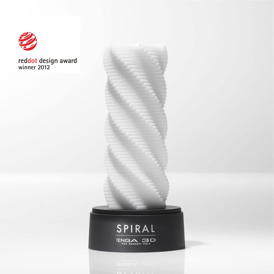 Tenga 3D Sleeve Spiral For Male Masturbation Tnh001, White, (Pack Of ), 1 Count