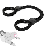 BDSM Sex Restraints Adjustable Sexual Bondage Rope for Couples Sex Toy, Bed Bondage Strap Wrist & Leg Cuffs for SM Games Play fo