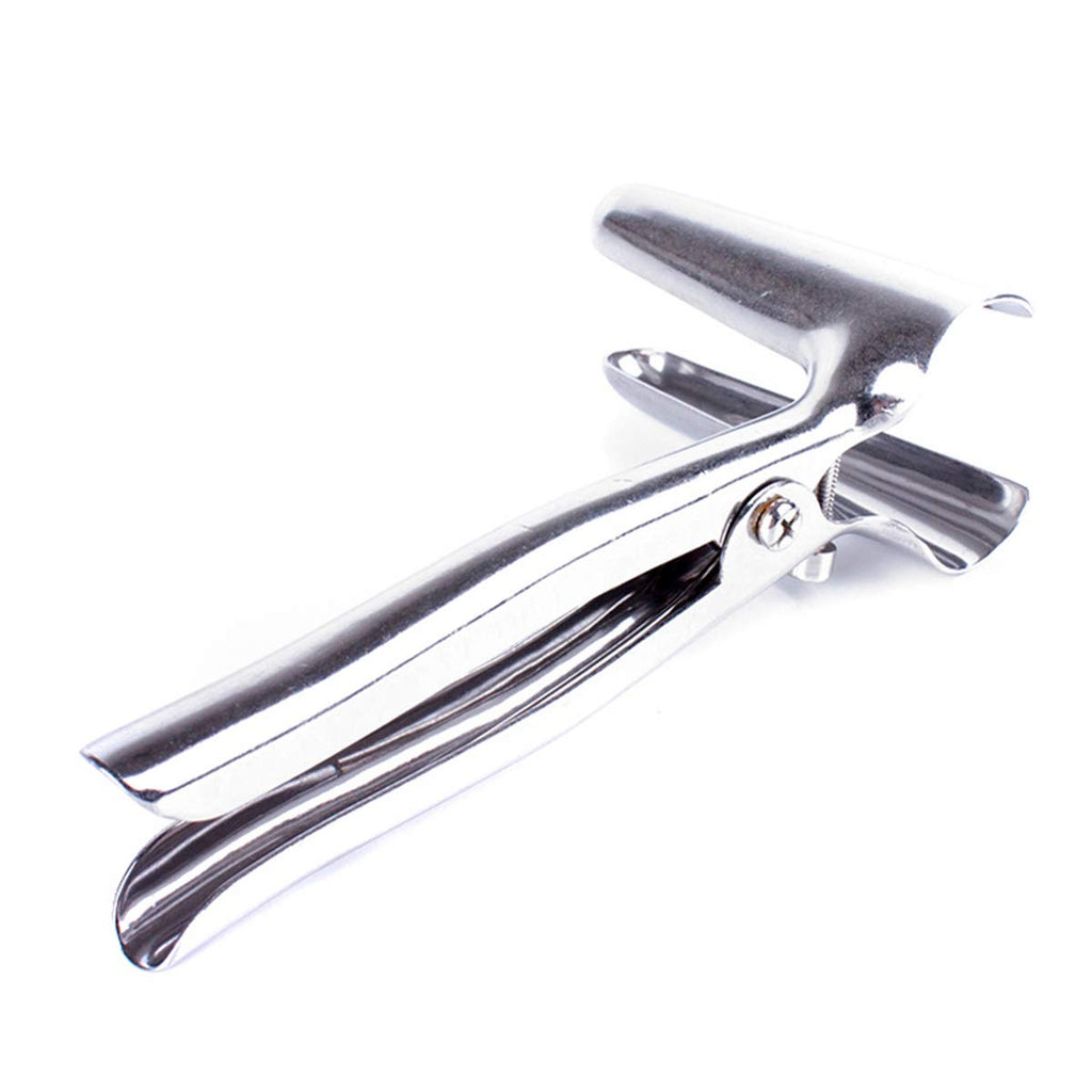 Back Court G Point Anal Plug Metal Stainless Steel Anal Enema Adult Fetish Kinky Expand Anal Sex Toy (Silver)