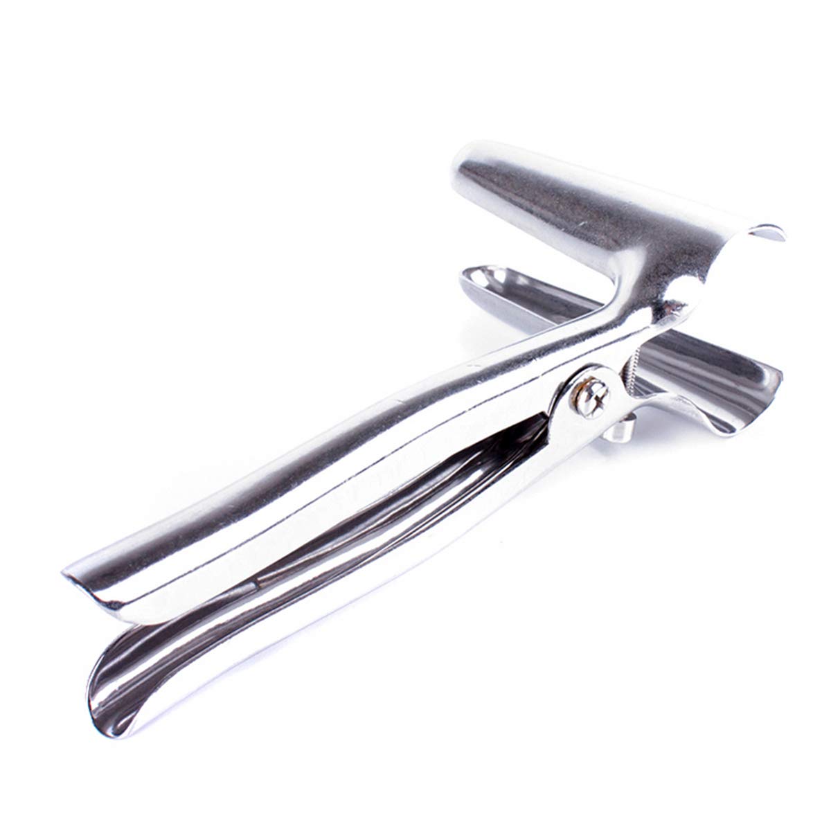 Back Court G Point Anal Plug Metal Stainless Steel Anal Enema Adult Fetish Kinky Expand Anal Sex Toy (Silver)
