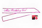 Sash: Miss Birthday Girl