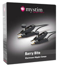 Mystim Barry Bite Bi-Polar Nipple Clamps, Gold