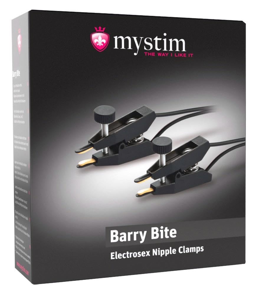 Mystim Barry Bite Bi-Polar Nipple Clamps, Gold