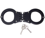 Yoghourds Double Lock Handcuffs, Adjustable Heavy Duty Steel Wrist Cuffs with 2 Keys & Handcuffs Holster in Police Edition Profe