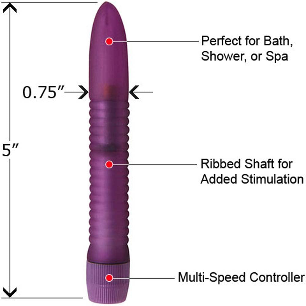 Grrl Toyz Waterproof Slimstick, 5-Inch (13 Cm) Plush Passion Fruit