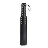 Quality Studded Spanking Paddles, 14.7inch Faux Leather Paddle for Adults Sex Play, Black