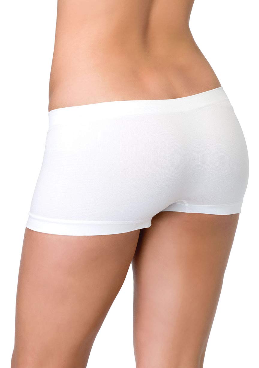 Seamless Boyshorts O/S White O