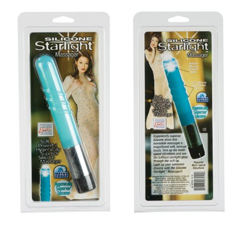 California Exotics Silicone Starlite Massager, Teal Probe