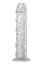 Adam & Eve Crystal Clear Dong, 8 Long | Realistic, Waterproof Dildo Made From High Transparency Tpe | 6 Insertable, 1.6 Wide | Compatible With Strap On Harness And Water Based Lubes