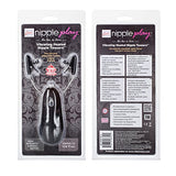California Exotic Novelties Nipple Play Vibrating Heated Nipple Teasers, Black