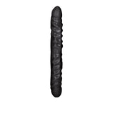 CalExotics Veined Double Dildo, Black, 12 Inches