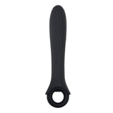 Evolved Novelties - Gender X - Powerhouse - Silicone 12 Speeds & Functions With Ring-Handle Vibrator - Black
