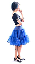 Rockabilly Adult Tutu Skirt, 22 length, One Size, Blue petticoat