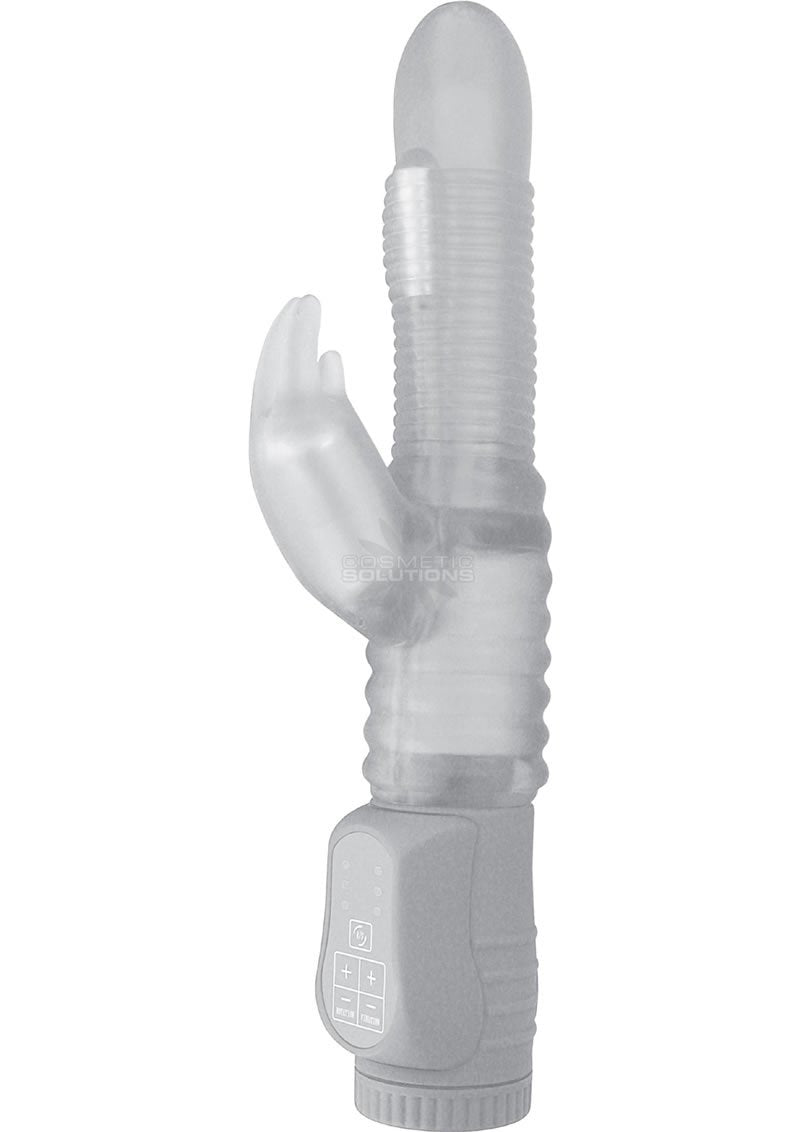 Golden Triangle Hypnotic Multi Speed Vibrator, Clear