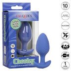 Cheeky Vibrating Glow-In-The- Dark Large Butt Plug