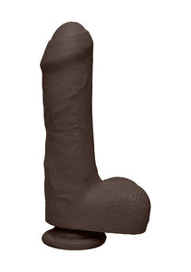 Doc Johnson The D - Uncut D - 7 Inch With Balls - Ultraskyn - 7 Long And 1.75 Wide - Suction Cup Base - O-Ring Harness Compatibl