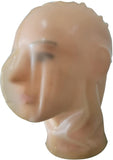 MFMYEE Transparent Latex Mask Rubber SM Fetish Full Bondage Mask Erotic Cosplay hood