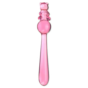 Crystal Glass Dildo Prostate Massager G Spot Stimulator,Long Glass Dildo Crystal Penis Thruster Pleasure Wand Anal Plug Vaginal