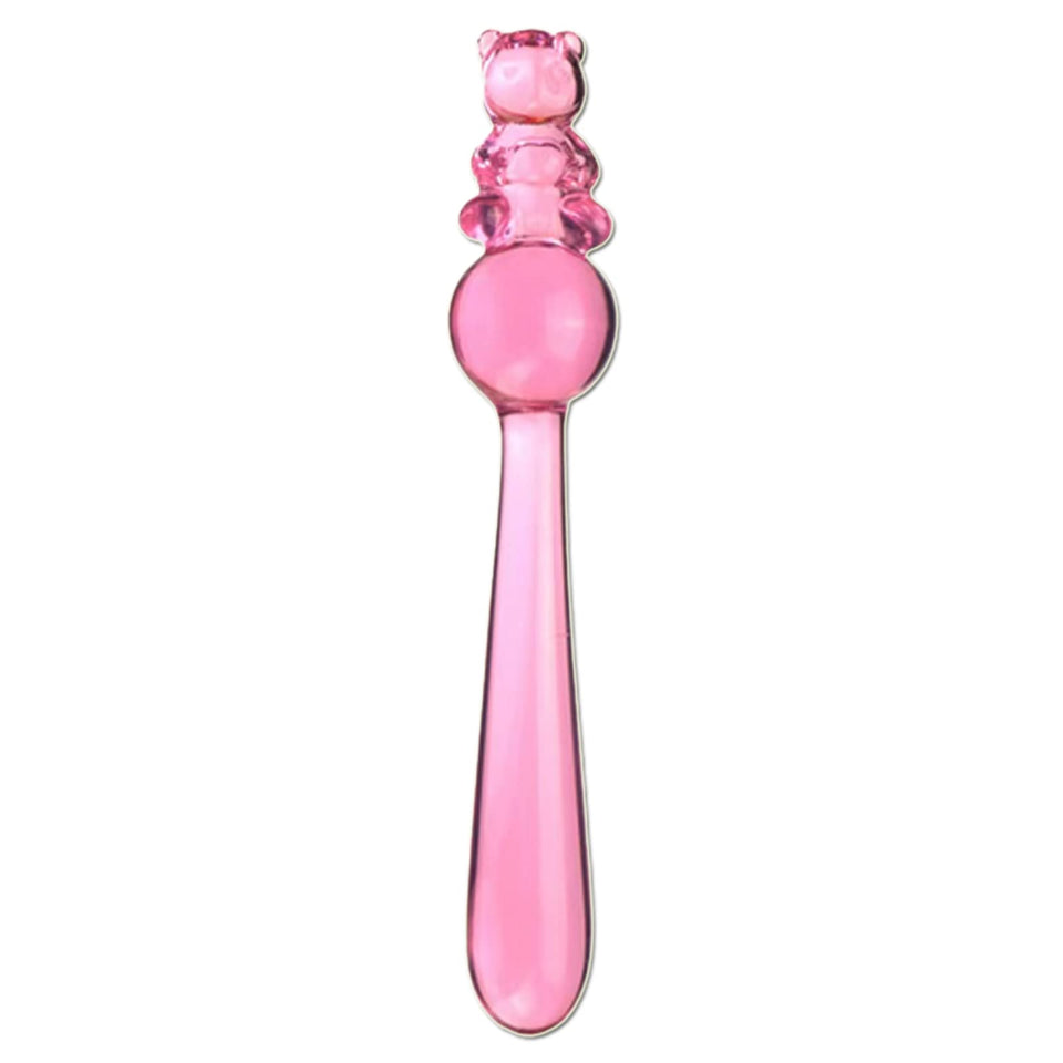 Crystal Glass Dildo Prostate Massager G Spot Stimulator,Long Glass Dildo Crystal Penis Thruster Pleasure Wand Anal Plug Vaginal