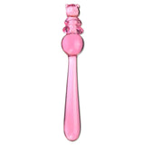 Crystal Glass Dildo Prostate Massager G Spot Stimulator,Long Glass Dildo Crystal Penis Thruster Pleasure Wand Anal Plug Vaginal