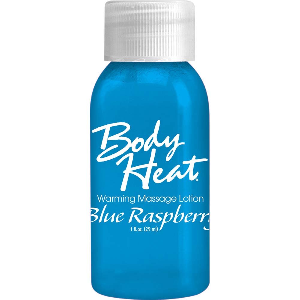 Pipedream Products Body Heat Warming Massage Lotion, Blue Raspberry, 1 Ounce