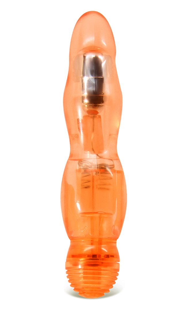 Multi Speed Soft Flexible Vibrator - G Spot Stimulator - Waterproof - Sex Toy For Women - Sex Toy For Adults (Orange)