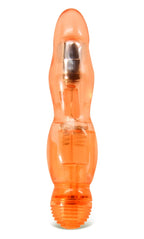Multi Speed Soft Flexible Vibrator - G Spot Stimulator - Waterproof - Sex Toy For Women - Sex Toy For Adults (Orange)