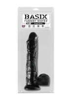 Pipedream Products Basix Rubber Works Mega Dildo, Black