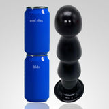 9.45''X2.24'' Anal Plug Butt Plug Sex Toy with Suction Cup Hands-Free Play 3 Balls Dildo