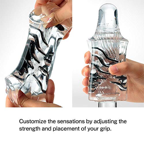 Tenga Reusable Firm Floating Shape Masturbator, Crysta Leaf Cry-001