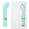 Pillow Talk Sassy G-Spot Massager, Incremental Speed Control, USB Rechargeable, Travel Lock, Crystal Button, Soft Silicone, Incl