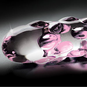 Icicles No. 7- Glass Wand (Clear/Purple)
