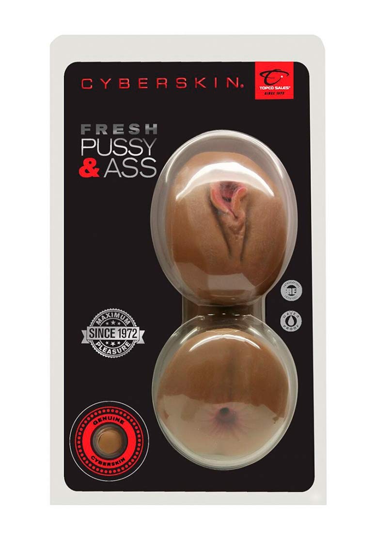 Topco Cyberskin Fresh Pussy And Ass, Dark