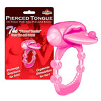 Pierced Tongue C*Ck Ring, Magenta