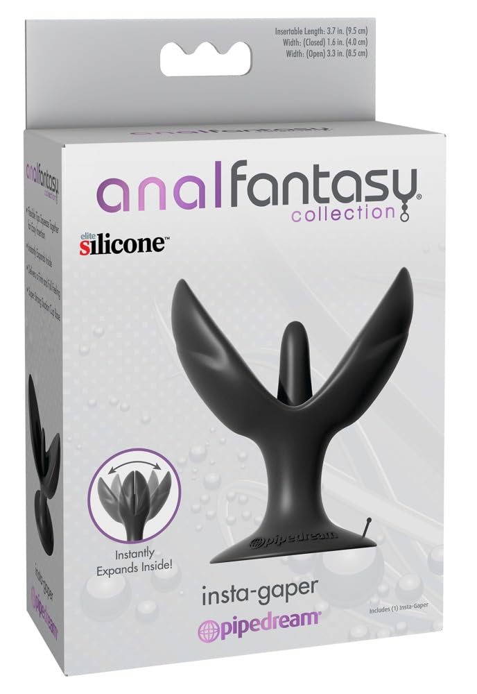 Pipedream Anal Fantasy Collection Insta-Gaper, Black