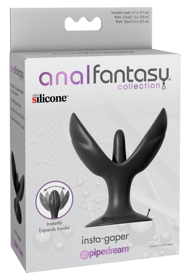 Pipedream Anal Fantasy Collection Insta-Gaper, Black