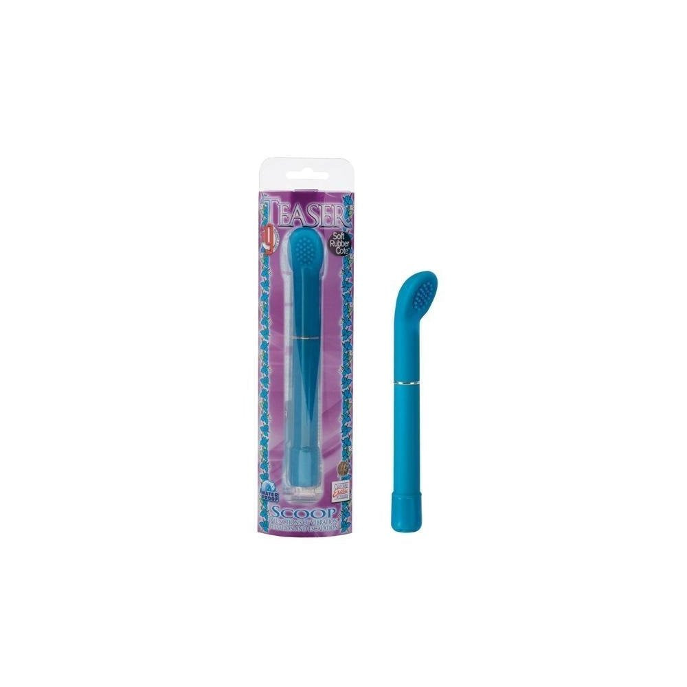 California Exotics I9 Teaser Multi-Function Vibrator, Scoop, Blue