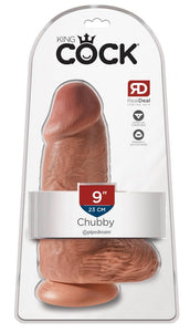 The King Cock Chubby with Balls looks and feels just like the rock hard stud  you\ve always fantasized about.  <br><br> Every detail from the shaft and head to the veins and balls were carefully handcrafted to give you the most realistic experience you e