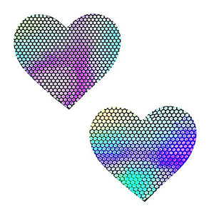 Neva Nude Pasty I Heart U Holographic