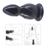 Huge Anal Beads Extra Large Butt Plug Big Dildo Adult Sex Toys for Men and Women (Black)