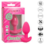 Cheeky Vibrating Glow-In-The- Dark Butt Plug