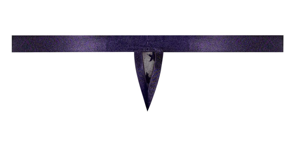 Love Star Thong W/ Ring Purple S/M