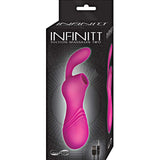 Nasstoys Infinitt Rechargeable Silicone Waterproof Vibration Stimulation With Clitoral Suction Massager Two Vibrator For Women (Pink)