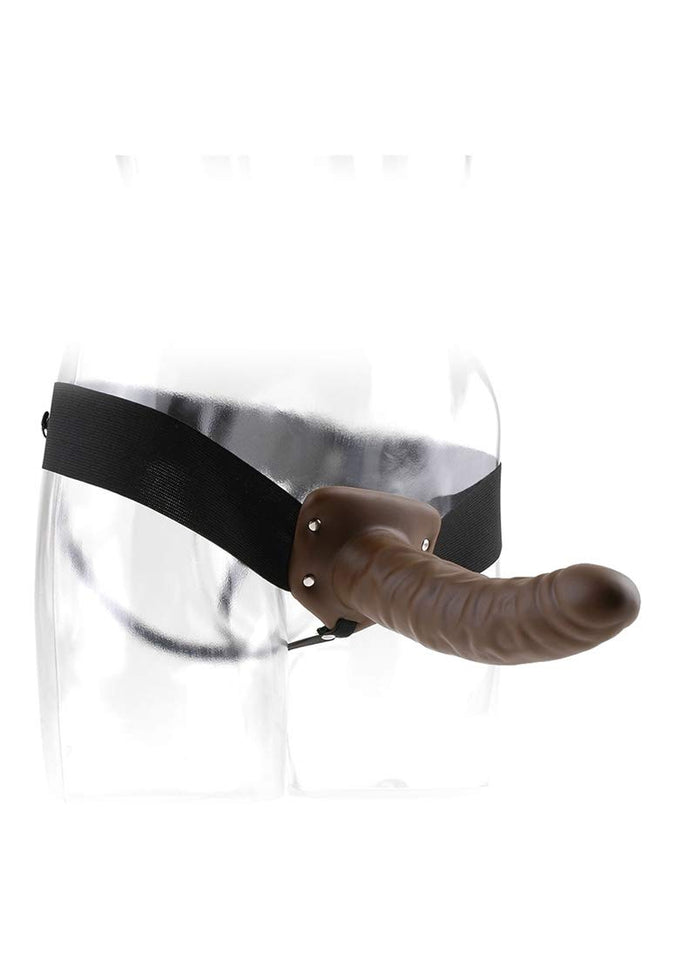 Fetish Fantasy Series 8'' Hollow Strap-On, Brown